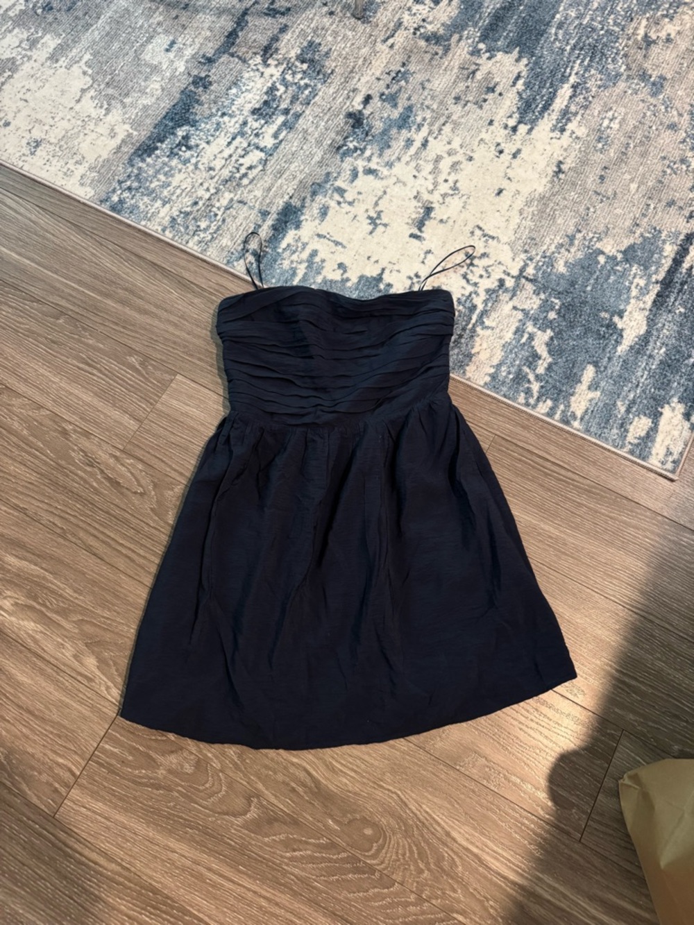 Abercrombie & Fitch Navy Blue Strapless Mini Dress